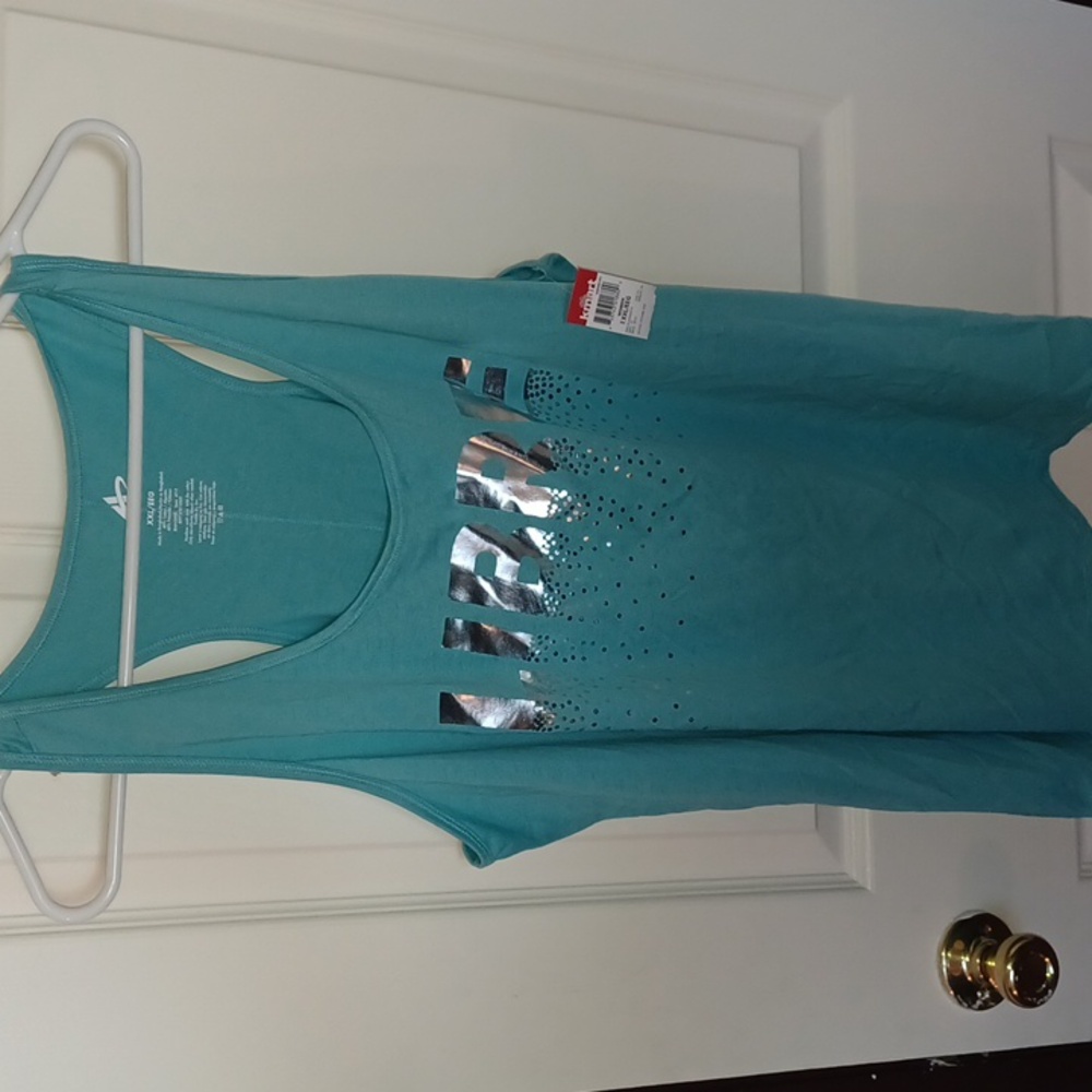 Plus Size Graphic Attitude Tank NWT